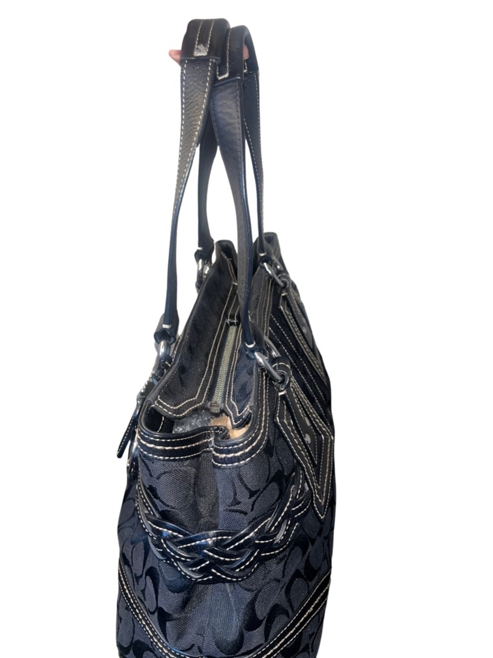 Coach Signature Soho Satchel Shoulder Bag - Picture 6 of 10